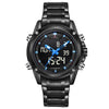 2017 Luxury Brand Men Military Sports Watches Men's Quartz LED Hour Analog Clock Male Full Steel Wrist Watch Relogio Masculino
