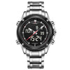 2017 Luxury Brand Men Military Sports Watches Men's Quartz LED Hour Analog Clock Male Full Steel Wrist Watch Relogio Masculino