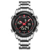 2017 Luxury Brand Men Military Sports Watches Men's Quartz LED Hour Analog Clock Male Full Steel Wrist Watch Relogio Masculino