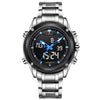2017 Luxury Brand Men Military Sports Watches Men's Quartz LED Hour Analog Clock Male Full Steel Wrist Watch Relogio Masculino