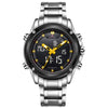2017 Luxury Brand Men Military Sports Watches Men's Quartz LED Hour Analog Clock Male Full Steel Wrist Watch Relogio Masculino