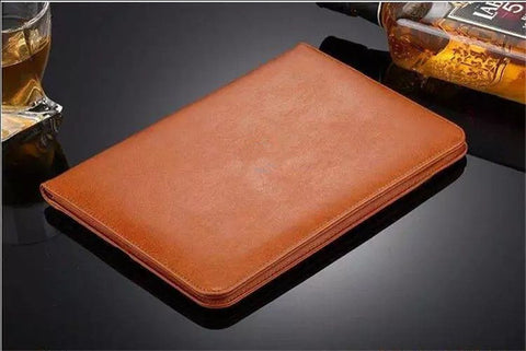 High quality Leather Case for apple ipad air1 2 pro 9.7" 2017 flip case Protective cover  for ipad tablet case with LOGO
