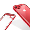 Red Phone Case for iphone 7 Transparent Luxury Anti-knock Waterproof PC & TPU 2 in 1 Phone Cover Protector for iphone 6/ 7 Plus