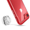 Red Phone Case for iphone 7 Transparent Luxury Anti-knock Waterproof PC & TPU 2 in 1 Phone Cover Protector for iphone 6/ 7 Plus