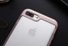 Red Phone Case for iphone 7 Transparent Luxury Anti-knock Waterproof PC & TPU 2 in 1 Phone Cover Protector for iphone 6/ 7 Plus