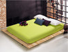 Wholesale solid color sheets fitted bed sheet elastic mattress cover bed linen bedspread polyester cotton single twin full queen