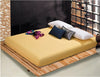 Wholesale solid color sheets fitted bed sheet elastic mattress cover bed linen bedspread polyester cotton single twin full queen