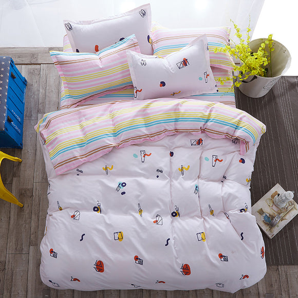 2017 new style fashion style queen/full/twin size bed linen set bedding set sale bedclothes duvet cover bed sheet pillowcases