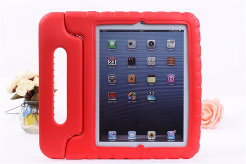 For Apple iPad 2 3 4 EVA Foam Shockproof Case for iPad2 ipad3 ipad4 Funda Coque Children Kids Handle Stand Protective Cover