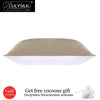 Lilysilk 100% Pure Mulberry Silk Pillowcase with Cotton Terse Pillow Cover for Hair with Hidden Zipper Hypoallergenic