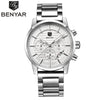 Reloj Hombre 2017 BENYAR Fashion Chronograph Sport Mens Watches Top Brand Luxury Military Quartz Watch Clock Relogio Masculino