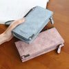 BILLETERA High Capacity Fashion Women Wallets Long Dull Polish Retro PU Leather Wallet Clutch Coin Purse Ladies