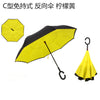 dropshipping Windproof Reverse Folding Double Layer Inverted Umbrella Self Stand umbrella rain women high quality 2016 car