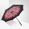 dropshipping Windproof Reverse Folding Double Layer Inverted Umbrella Self Stand umbrella rain women high quality 2016 car