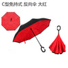 dropshipping Windproof Reverse Folding Double Layer Inverted Umbrella Self Stand umbrella rain women high quality 2016 car