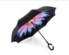 dropshipping Windproof Reverse Folding Double Layer Inverted Umbrella Self Stand umbrella rain women high quality 2016 car