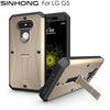3 In 1 Full Body Protective Armor Case For LG G5 Cover 360 Degree Protection Fundas Shockproof Dustproof Coque With Kickstand