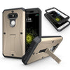 3 In 1 Full Body Protective Armor Case For LG G5 Cover 360 Degree Protection Fundas Shockproof Dustproof Coque With Kickstand