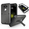 3 In 1 Full Body Protective Armor Case For LG G5 Cover 360 Degree Protection Fundas Shockproof Dustproof Coque With Kickstand