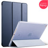 Luxury pu leather for ipad air2 kenke new smart cover Soft TPU Bumper Edge for iPad air 2 case tablet Sleep Wake up case