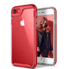 Red Phone Case for iphone 7 Transparent Luxury Anti-knock Waterproof PC & TPU 2 in 1 Phone Cover Protector for iphone 6/ 7 Plus
