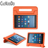 Kids Shock Proof Convertible Handle Light Weight Super Protective Stand Cover for Amazon Fire HD 8 Tablet 2017 Release Only