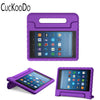 Kids Shock Proof Convertible Handle Light Weight Super Protective Stand Cover for Amazon Fire HD 8 Tablet 2017 Release Only