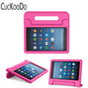 Kids Shock Proof Convertible Handle Light Weight Super Protective Stand Cover for Amazon Fire HD 8 Tablet 2017 Release Only