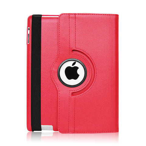 Zimoon Case For Apple ipad 2 3 4 Magnetic Auto Wake Up Sleep Flip Litchi Leather Case Cover With Smart Stand Holder