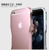 Luphie Newest Version Shockproof Armor Irregularly Aluminum Metal Screw Frame Bumper For iphone 6 6S Plus 7 Plus Case Cover