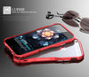 Luphie Newest Version Shockproof Armor Irregularly Aluminum Metal Screw Frame Bumper For iphone 6 6S Plus 7 Plus Case Cover