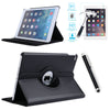For Case Apple iPad Air 2 PU Leather Smart Stand Flip Case Cover 360 Rotating Premium Tempered Glass Screen Protector Gifts